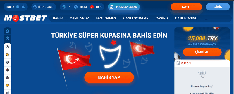 Mostbet: Spor Bahisleri Büyük Bahis ve Kazan